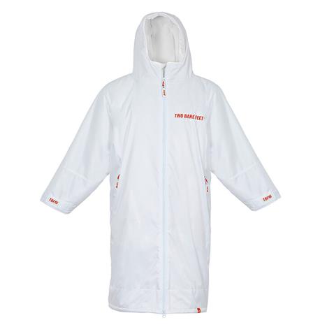 Two Bare Feet Weatherproof Changing Robe & Changing Mat - White / Red £64.99